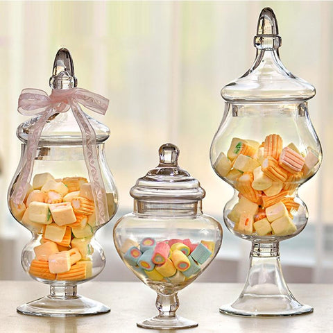 Transparent candy jar  Glass Boxes