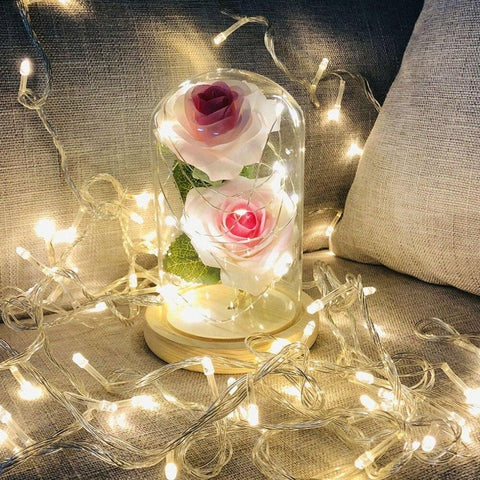 Rose Flower Glass  Boxes