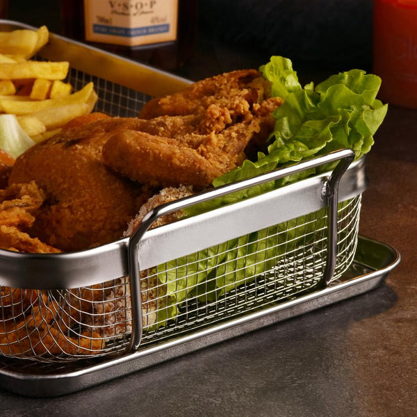 Double Wedges Handle Frying Basket Kitchen Tools