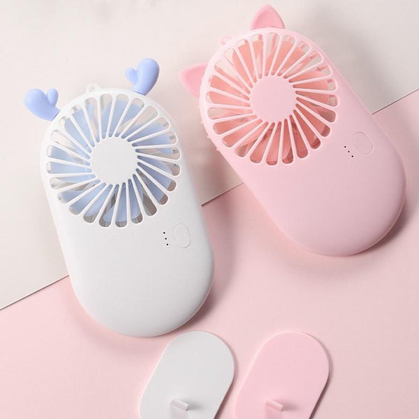 Mini Fan Cute Portable Handheld