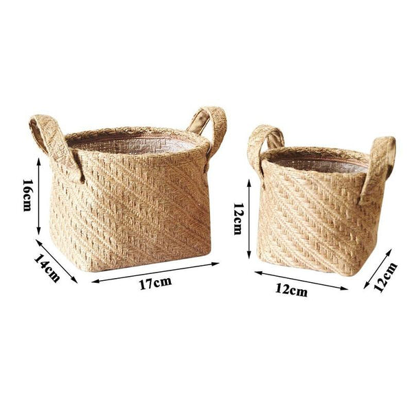 Jute Woven Storage Basket