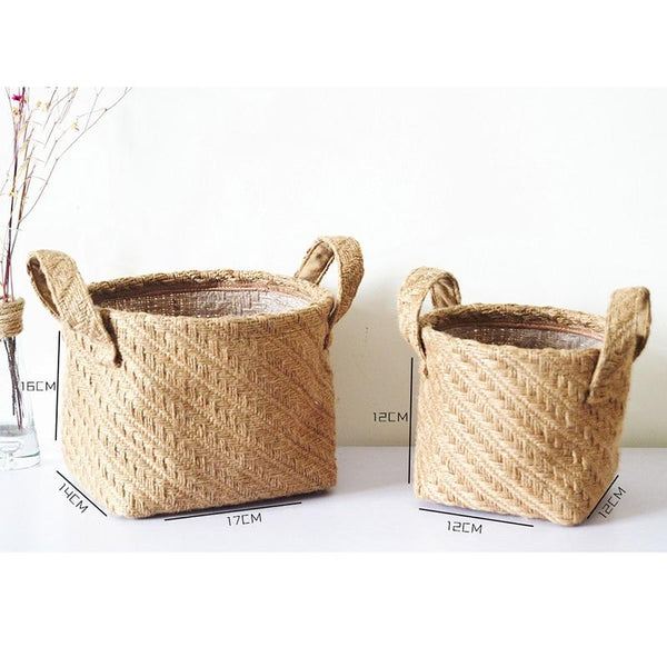 Jute Woven Storage Basket