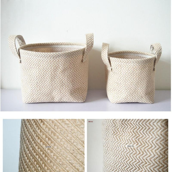 Jute Woven Storage Basket