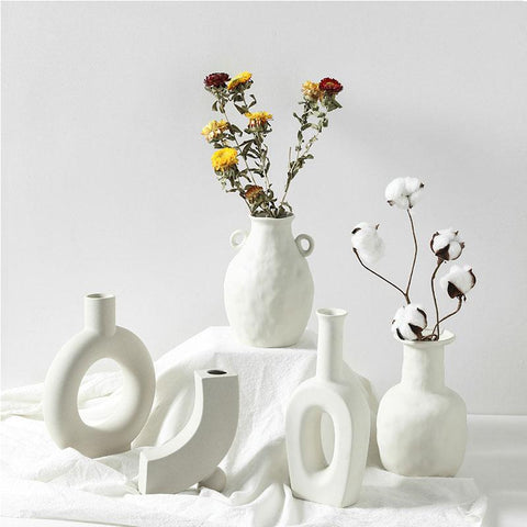 Nordic Ins Ceramic Vase Home Ornaments