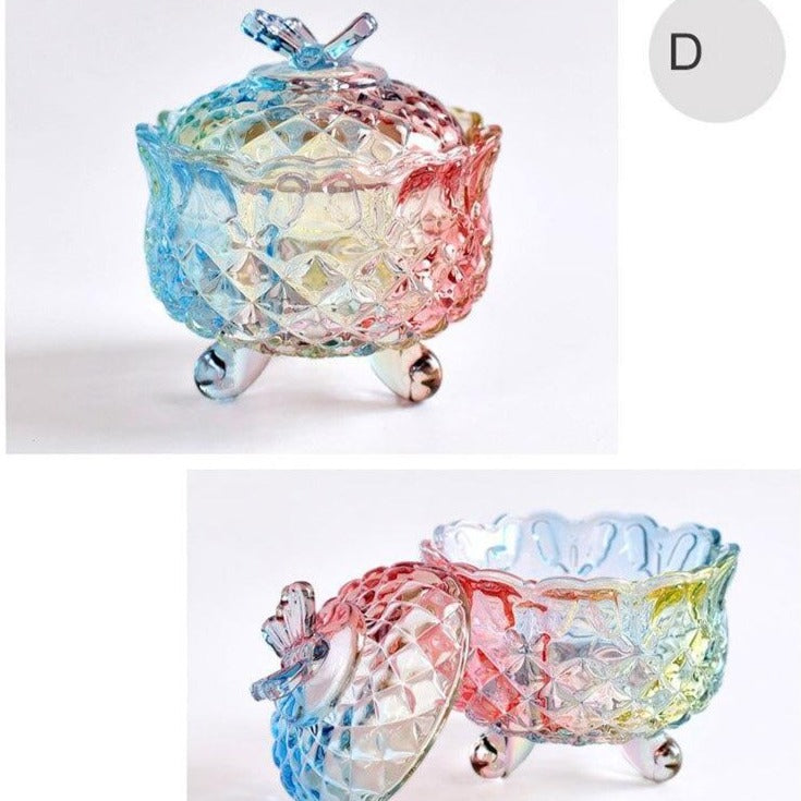 Bird Colorful Candy  Glass box