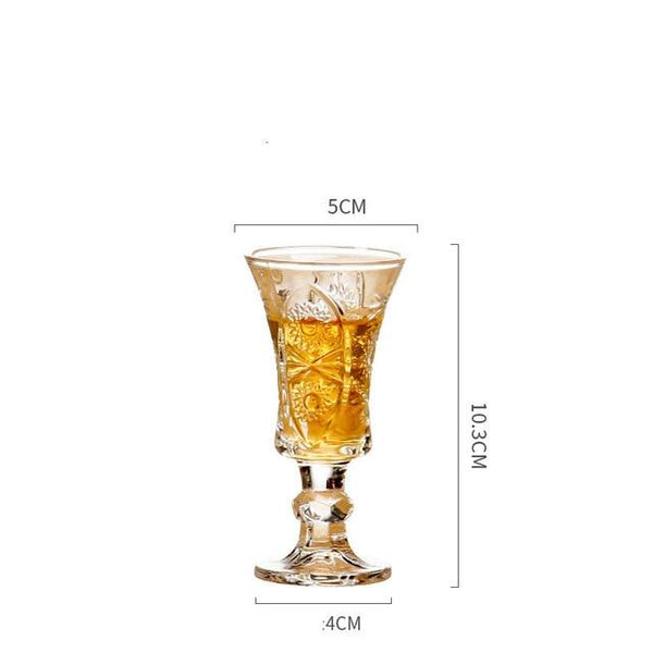 6 White wine Glass Cup