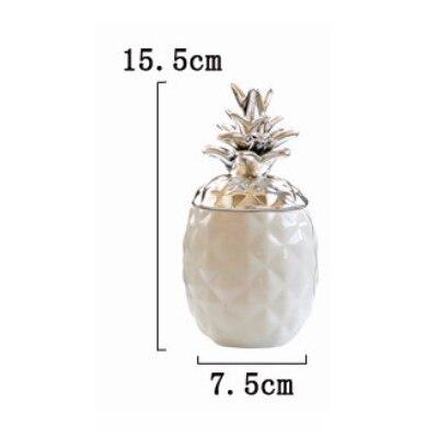 Nordic Handmade Ceramic Pineapple Sealed Jars