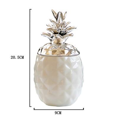 Nordic Handmade Ceramic Pineapple Sealed Jars