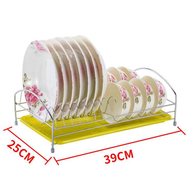 Stainless Steel Drain Dish Rack Kitchen