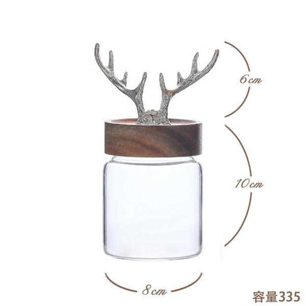 Nordic lead-free glass storage Sealed Jar