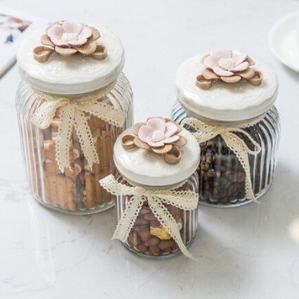 European Ceramic Chocolate Sealed Jar