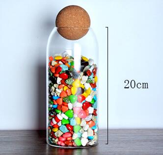 Ball cork lead-free glass bottle