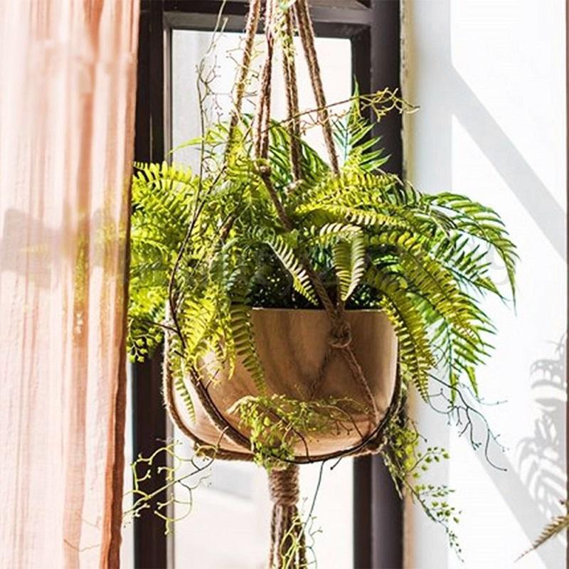 Flower Pot Hanging Holder Basket