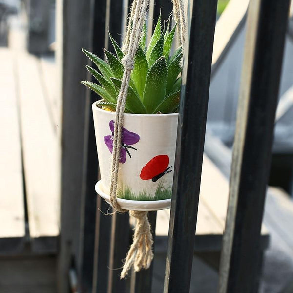 Flower Pot Hanging Holder Basket