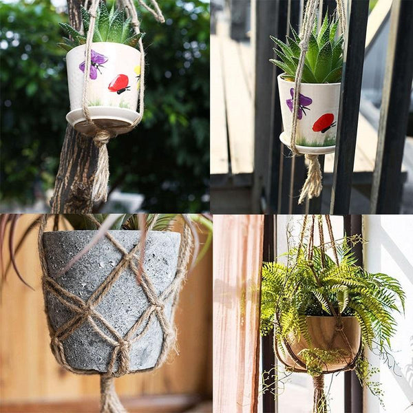 Flower Pot Hanging Holder Basket