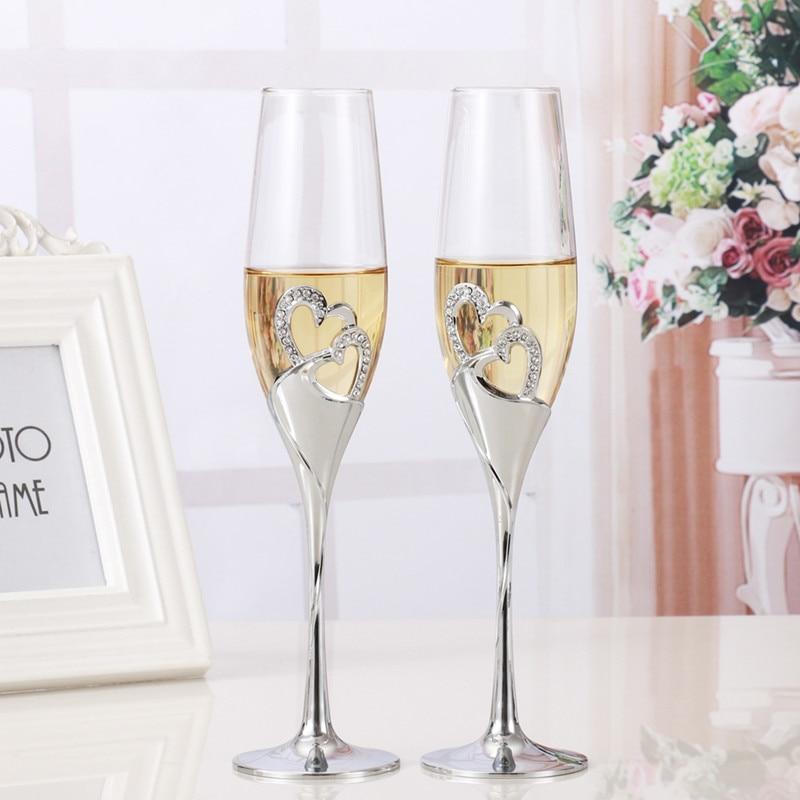 Toasting Champagne Flutes Glasses Cup