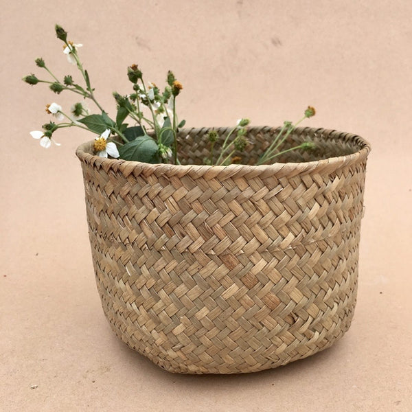 1Pc Handmade Bamboo Storage Baskets